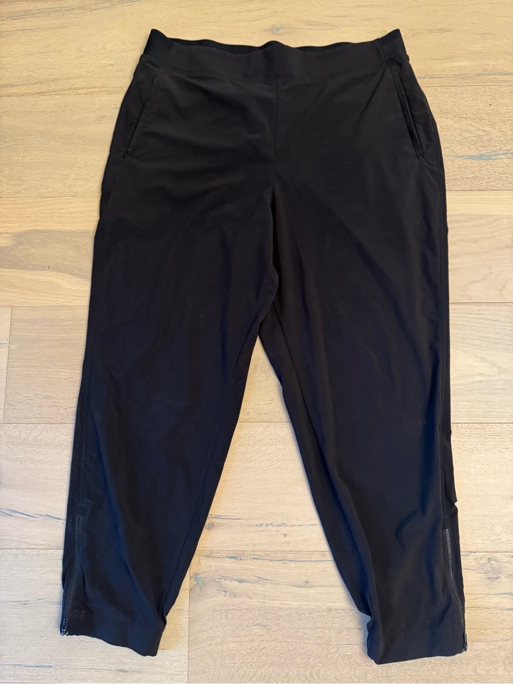 Athleta Joggers with Zip Ankle and Stretch Waist